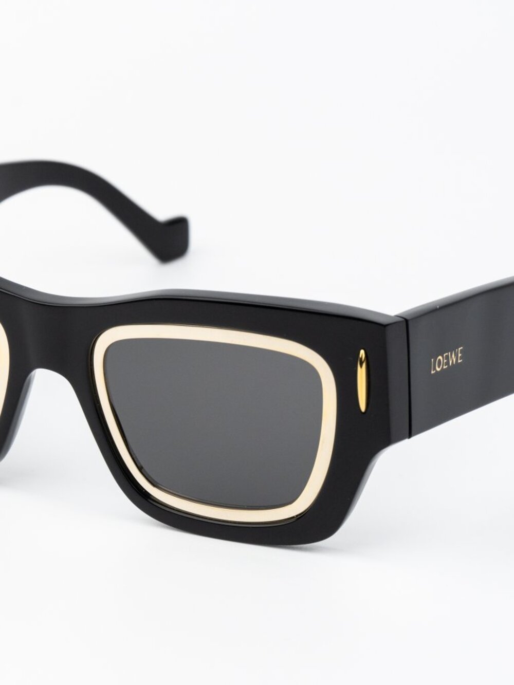 Loewe Men Sunglasses Black Square LW40168I 01A NEW AUTHENTIC - Picture 6 of 11